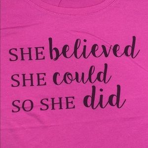 Pink Breast Cancer Women Tshirt XL‎